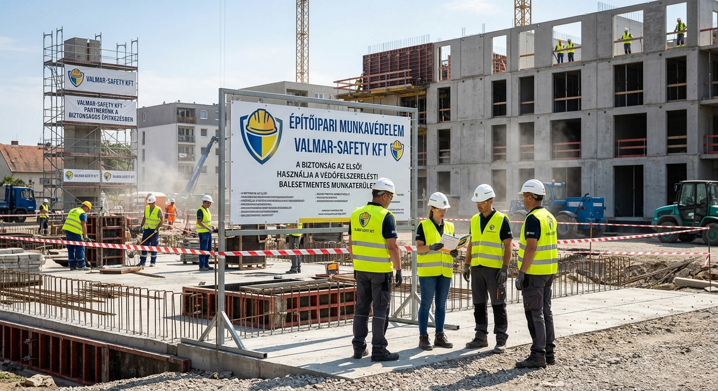 Építőipari munkavédelem – koordinátor, BE terv és online oktatás